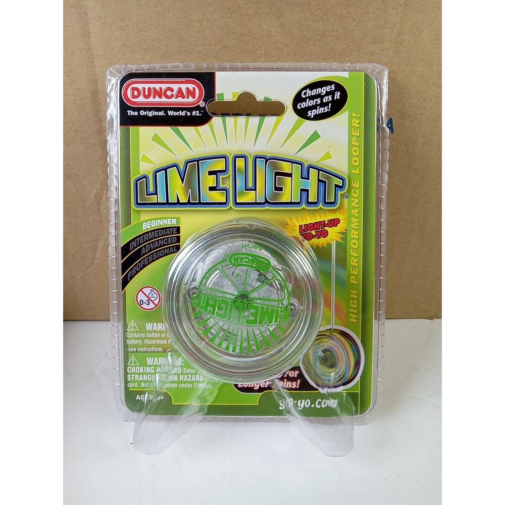 BRAND NEW!! 2017 DUNCAN LIMELIGHT BEGINNER YO-YO LIGHT-UP CHANGES COLOR
